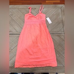 Coral Sleeveless Chemise